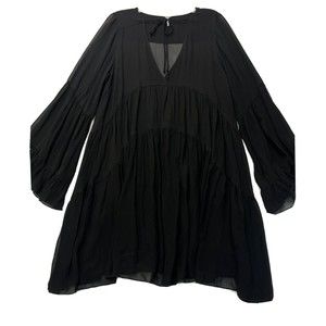 YFB Young Fabulous Broke Cover Up Dress Black Size L